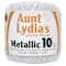 15 Pack: Aunt Lydia's® Metallic White Pearl Crochet Thread™